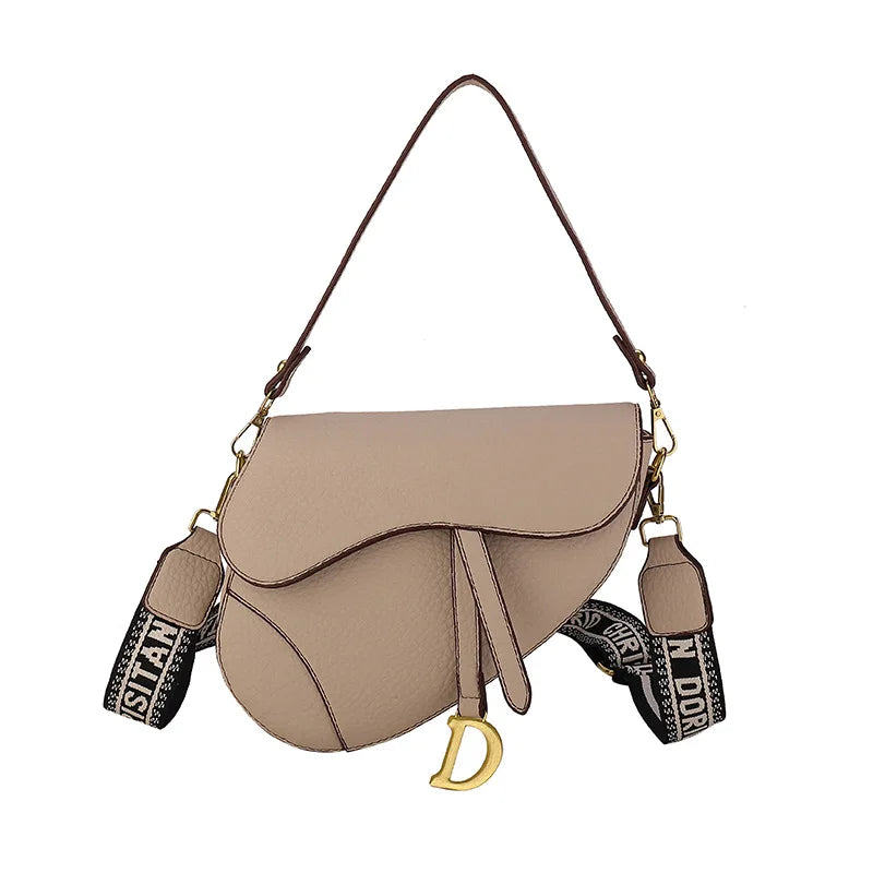 Fashionable and Trendy Women's Saddle Bag with Armpit Strap, 2025 Cross-border New Design, Exclusive and Casual Single Bag