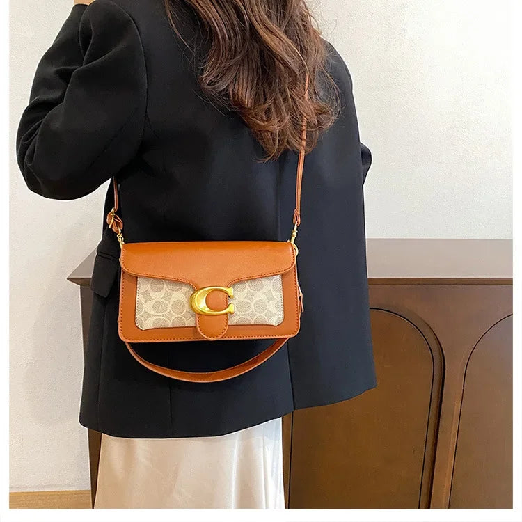 Retro Crossbody Bag Casual Single Shoulder Bag Outdoor Travel Handbag Women's Fashion Trendy Bag Versatile Handbag