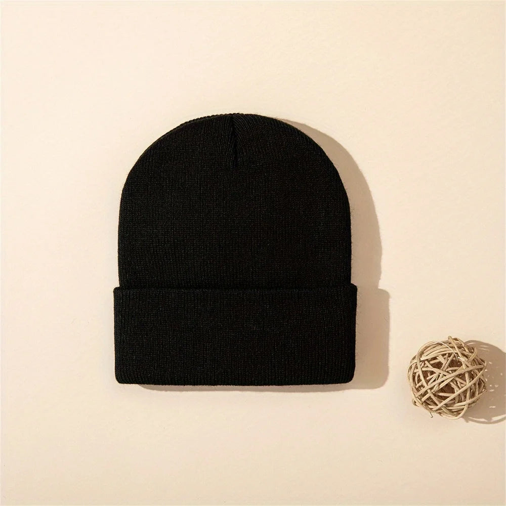 4pcs Baby Hat Knit Cuffed Beanie for Boys and Girls Winter Warm Knitted Beanie Hats for Skiing Outdoor