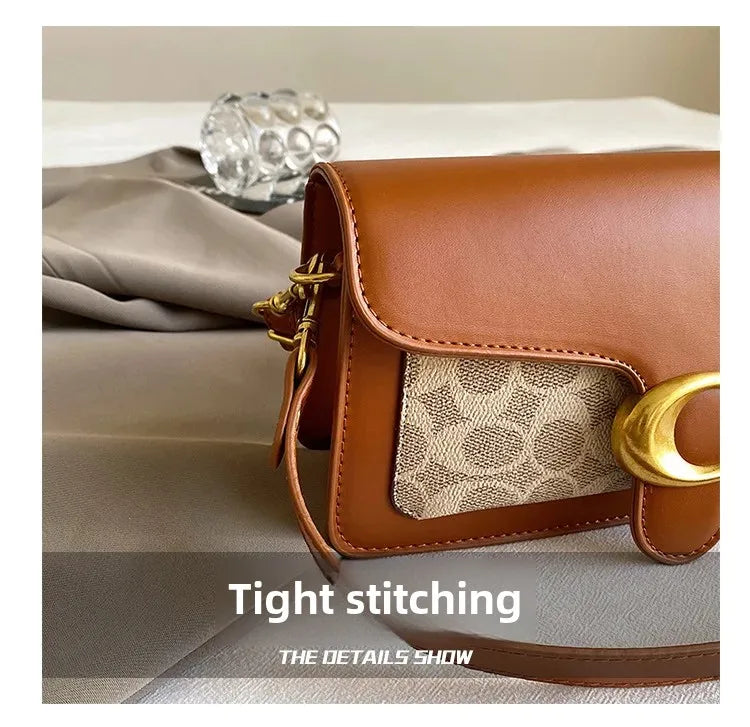 Retro Crossbody Bag Casual Single Shoulder Bag Outdoor Travel Handbag Women's Fashion Trendy Bag Versatile Handbag