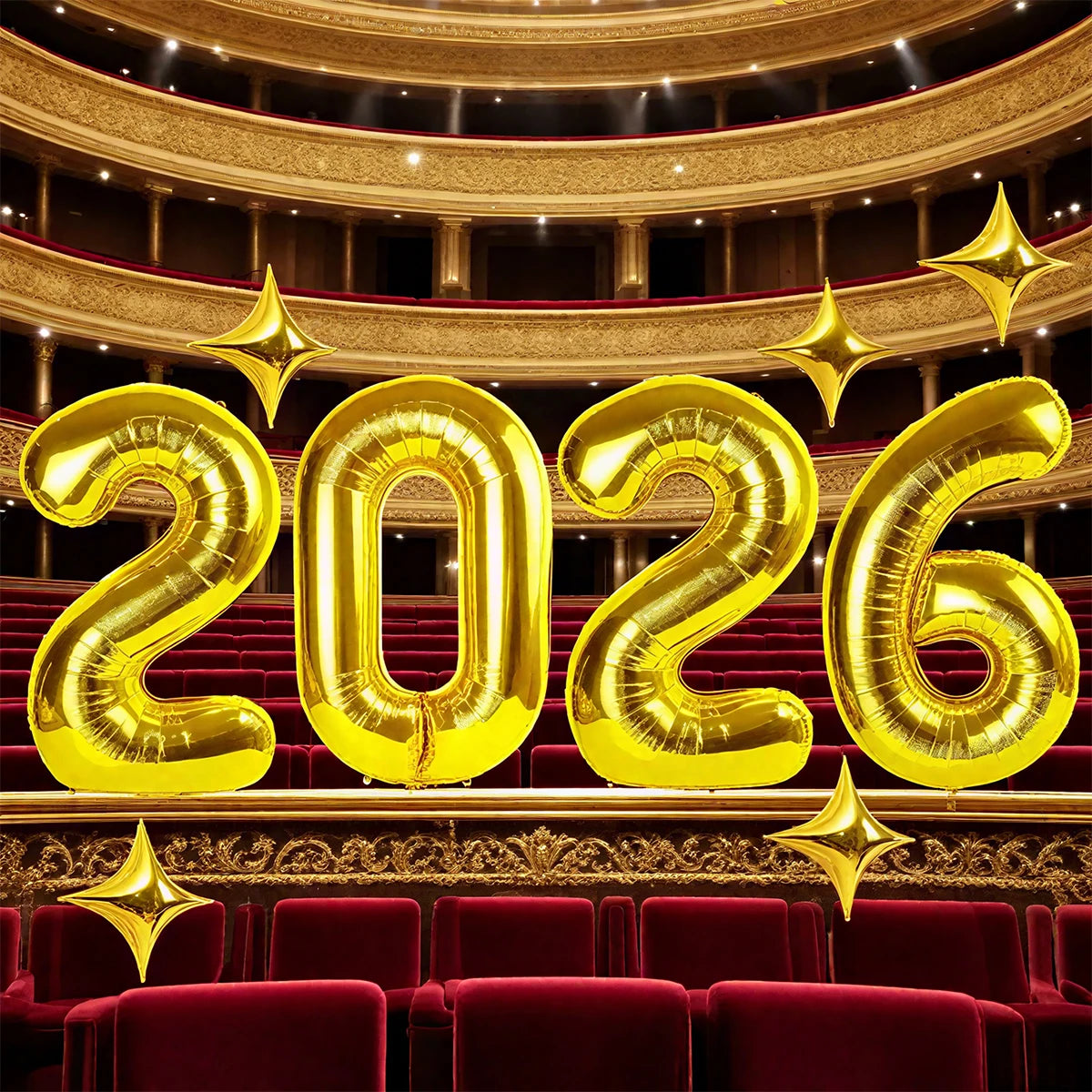 9pcs New Year balloons,Christmas and theme party decorations,2026 New Year party,birthday,graduation ceremony,holiday decoration