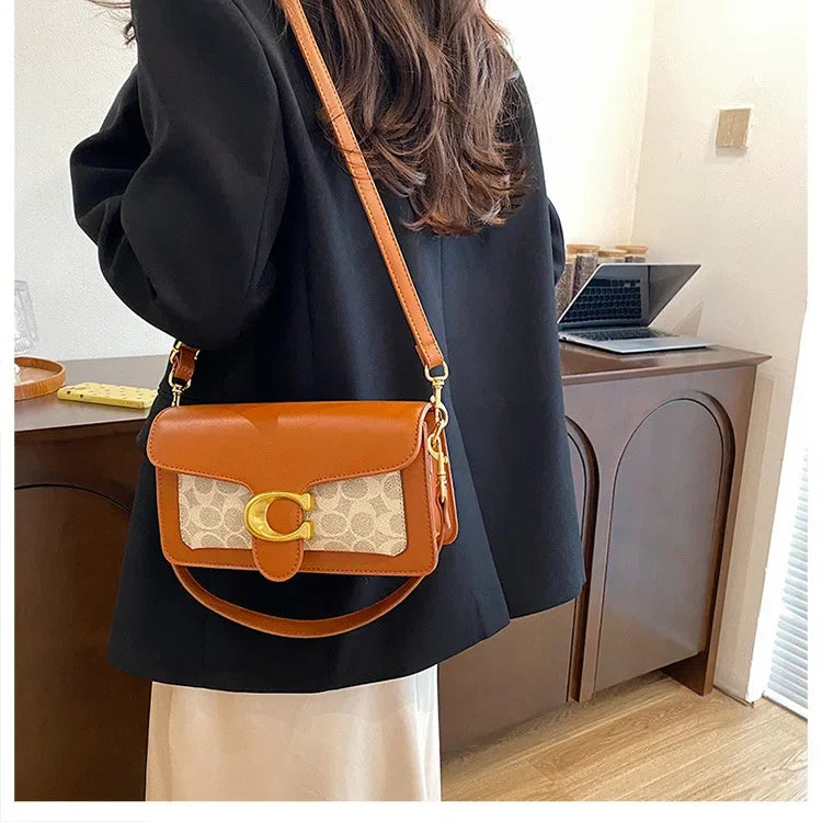 Retro Crossbody Bag Casual Single Shoulder Bag Outdoor Travel Handbag Women's Fashion Trendy Bag Versatile Handbag