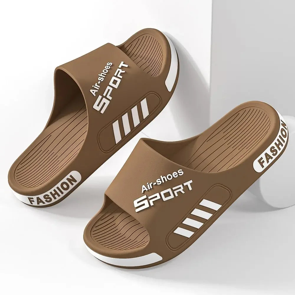 New 2025 Slippers for Men Slipper Thick Bottom Super Soft Men's Shoe Wearing Outside Flip Flop Sandals House Shoes Odorless Feet