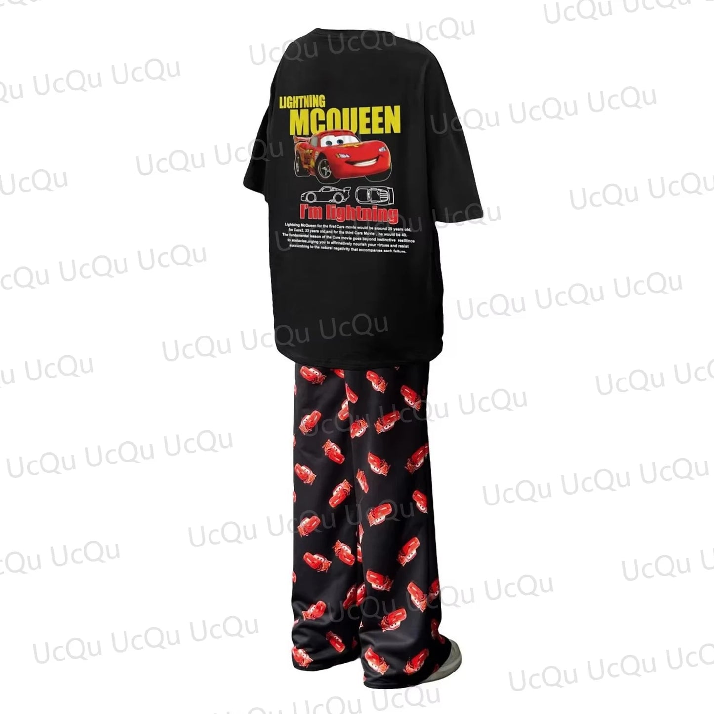 2025 Cartoon The Spiders & Bats Summer Cotton T-Shirt With Pajama pants Oversized Suit For Adult/Kids Couple Matching Clothes