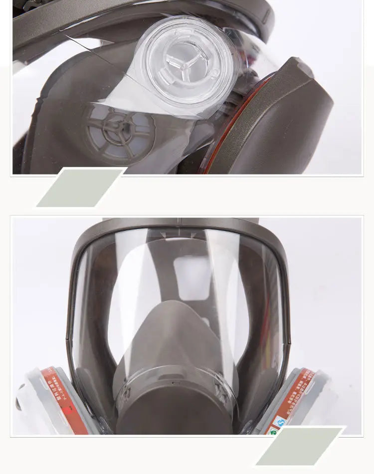Full face spray protective mask, industrial gas mask respirator, new type 6800 gas mask, mechanical maintenance chemicals.