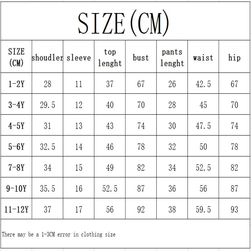 Summer Toddler Baby Girl Solid Cotton Clothes Short Sleeve Cartoon Bear Printed T-shirts and Shorts 2pcs Set Kid Boy Tracksuits