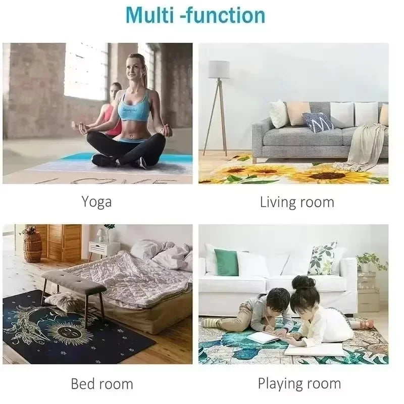 Opulent Golden Abstract Floor Mat Modern Carpet for Living Room Coffee Table Luxurious Rug for Room Decor Perfect Stylish Spaces