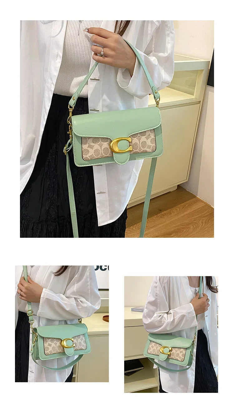 Retro Crossbody Bag Casual Single Shoulder Bag Outdoor Travel Handbag Women's Fashion Trendy Bag Versatile Handbag