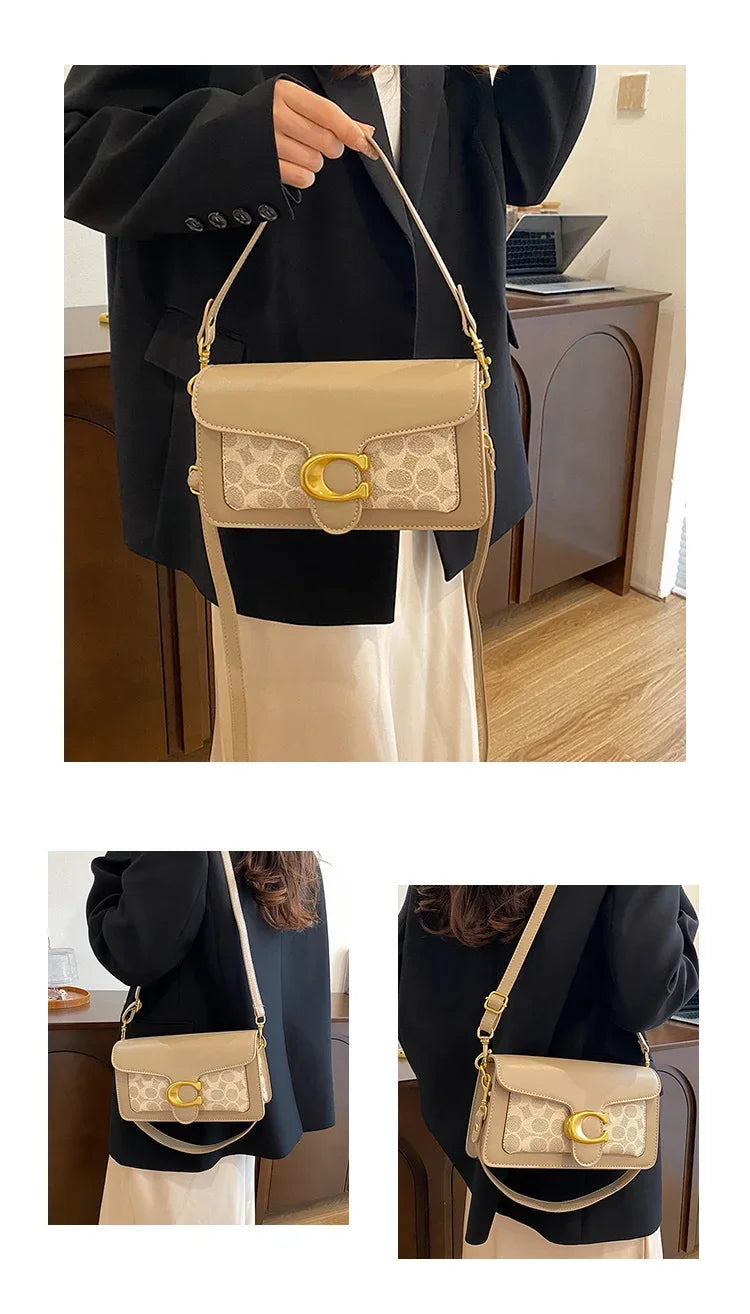 Retro Crossbody Bag Casual Single Shoulder Bag Outdoor Travel Handbag Women's Fashion Trendy Bag Versatile Handbag