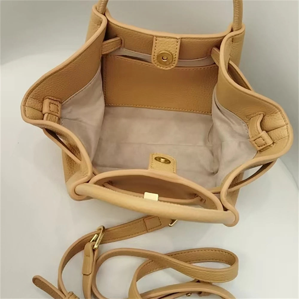JW PEI 2025New Women's Canvas Brown Crossbody Shoulder Bag Mini Vegan Leather Tote Bag Handbag Dumpling Bag High Quality Leather