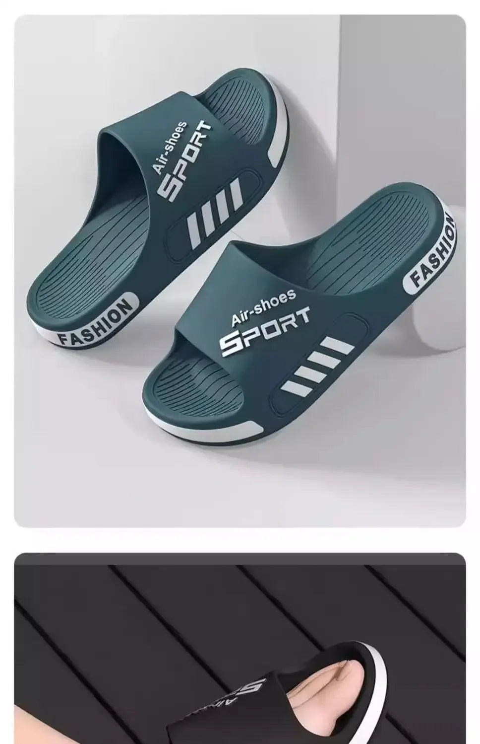 New 2025 Slippers for Men Slipper Thick Bottom Super Soft Men's Shoe Wearing Outside Flip Flop Sandals House Shoes Odorless Feet