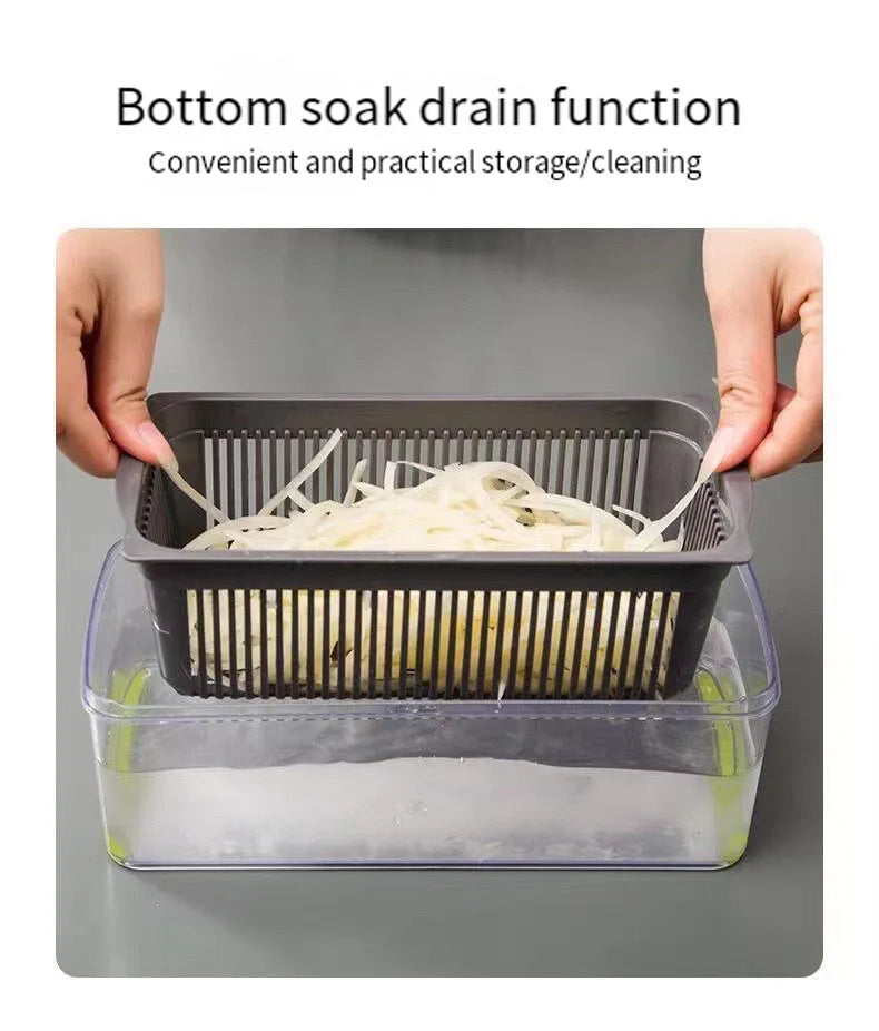 14/16 IN 1 Slicer Vegetable Food Chopper Vegetable Cutter Tomato Carrot Grater Cheese French Onion Shredders Kitchen Tool