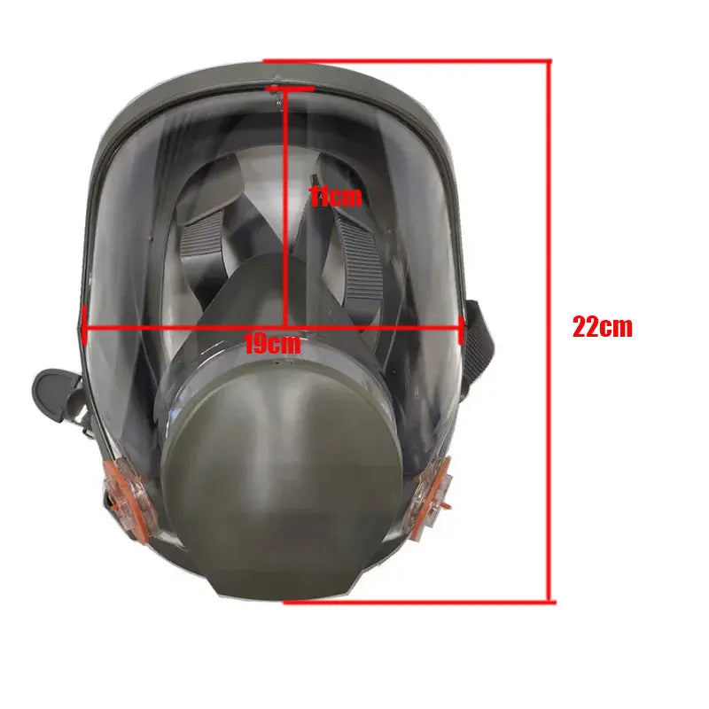 Fog-Proof 6800 Full Face Gas Mask Respirator Sets Industrial Painting Spraying Respiration Safety Work Protective Respirador
