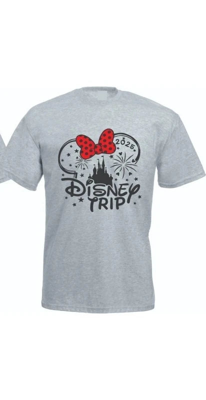 2025 Summer Personalized Disney Trip 2025 T-Shirts Disney 2025 Family Matching Unisex Tee
