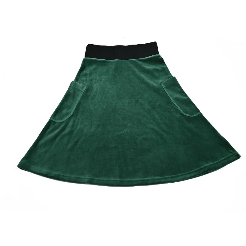 AA-Velour and striped layered set kids clothes sibling matching girl dress boys top baby romper v neck children family matching