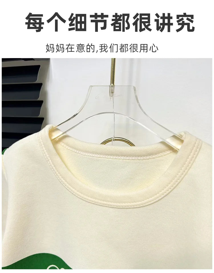 Children's Suit New Short-sleeved Top + Shorts 2-piece Striped T-shirt Summer Baby Clothes Korean Style Children's Clothing