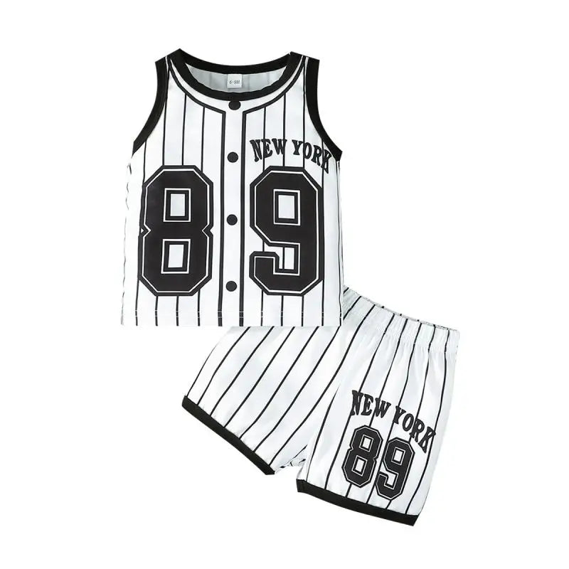 2Pcs Children's Summer Basketball Sets Quick-drying Suits Boys Girls Sport Vest+Shorts Teen Casual Sleeveless Outfits