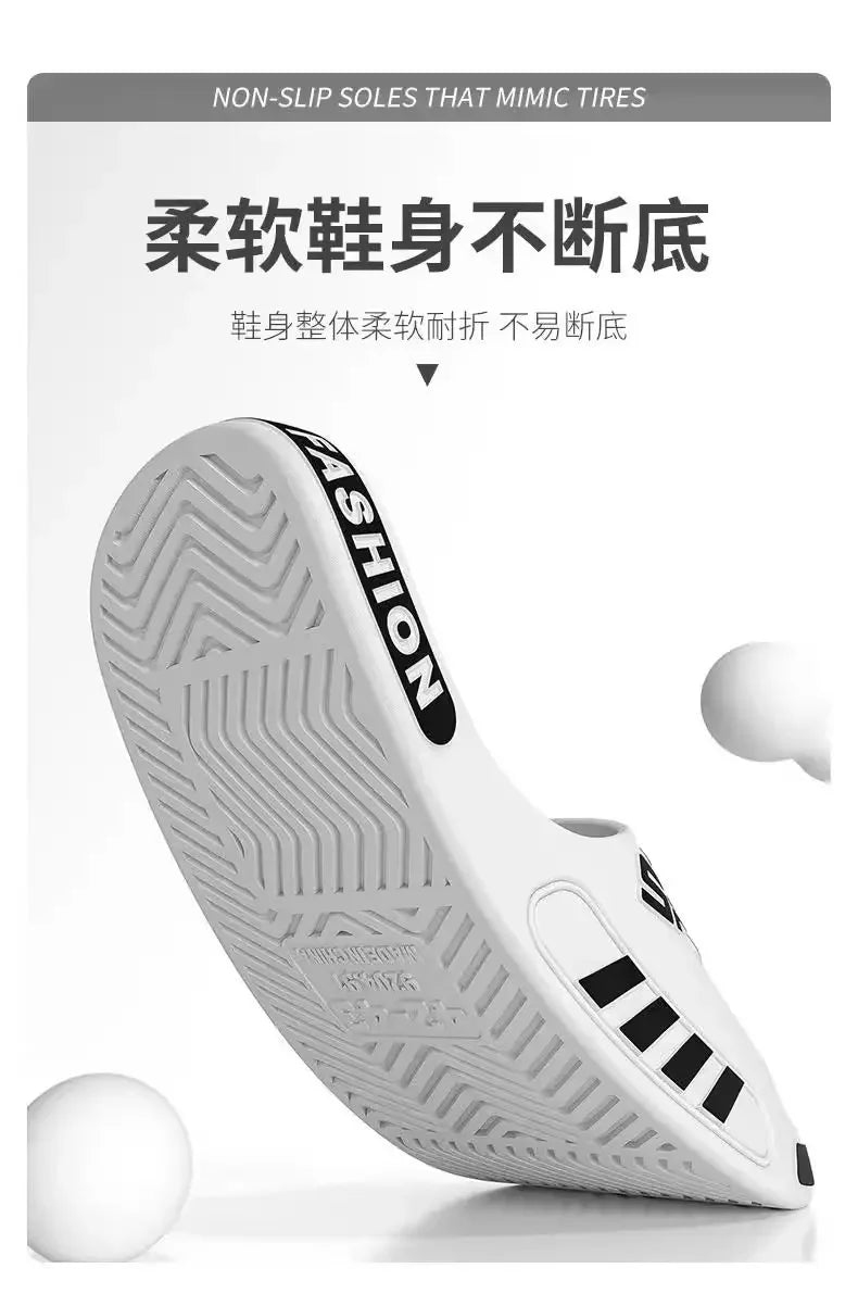 New 2025 Slippers for Men Slipper Thick Bottom Super Soft Men's Shoe Wearing Outside Flip Flop Sandals House Shoes Odorless Feet