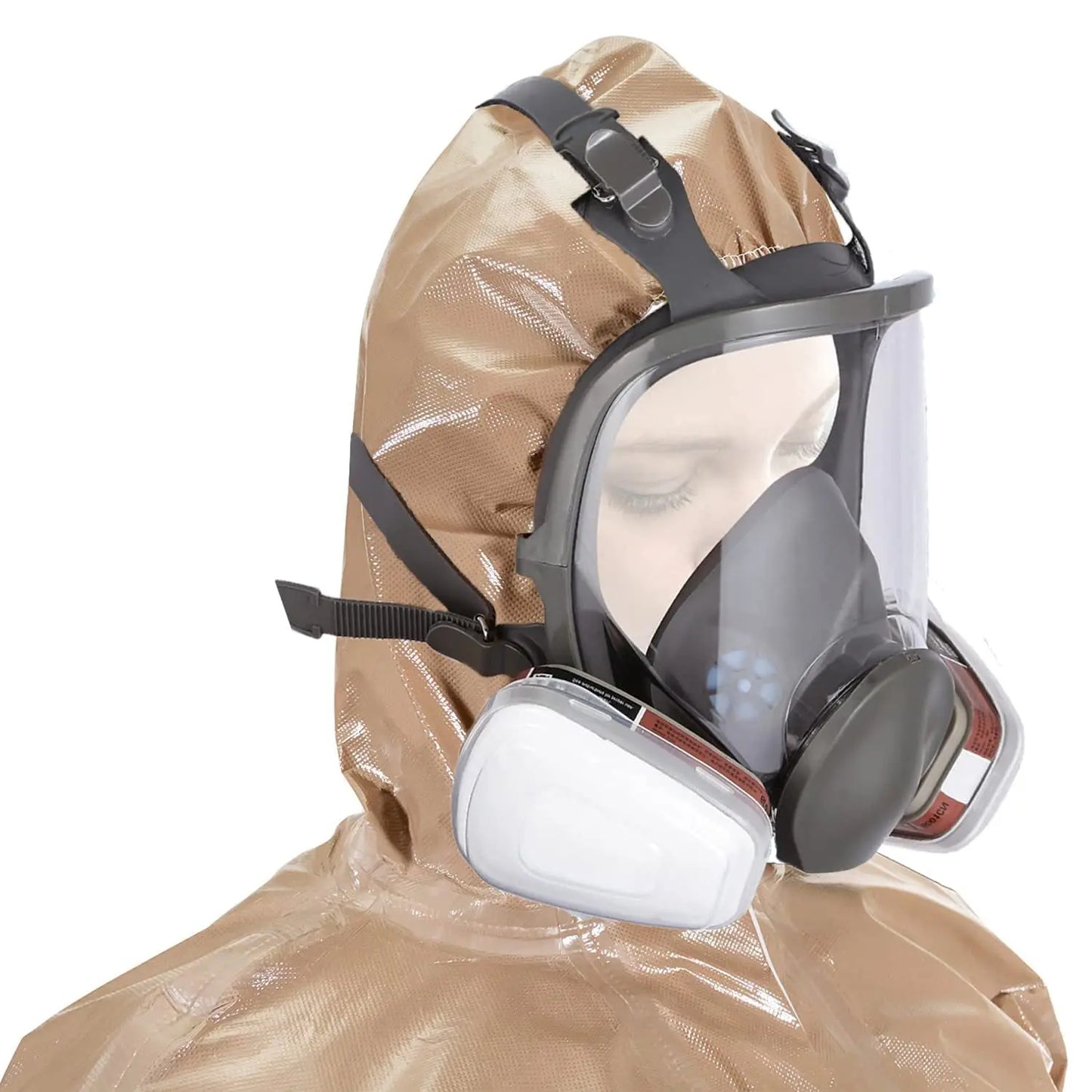 6800 Full Face Respirator Gas Mask Gas Masks Survival Nuclear and Chemical with Activated Carbon Filter