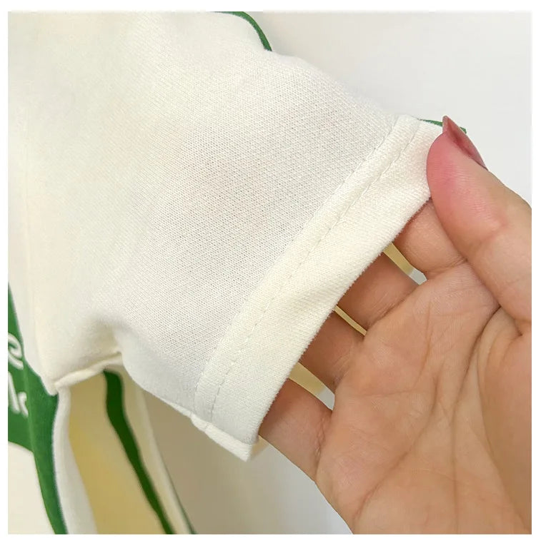 Children's Suit New Short-sleeved Top + Shorts 2-piece Striped T-shirt Summer Baby Clothes Korean Style Children's Clothing
