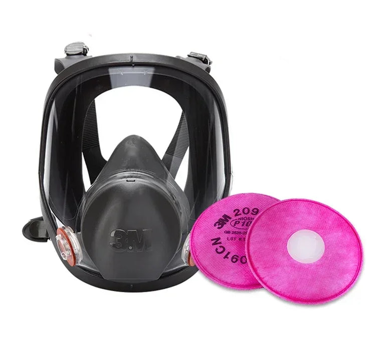 3M 6800 Painting Spraying Respirator Gas Mask Industry Chemcial Full Face Gas Mask Safety Work Filter Dust Full Face Mask Replac