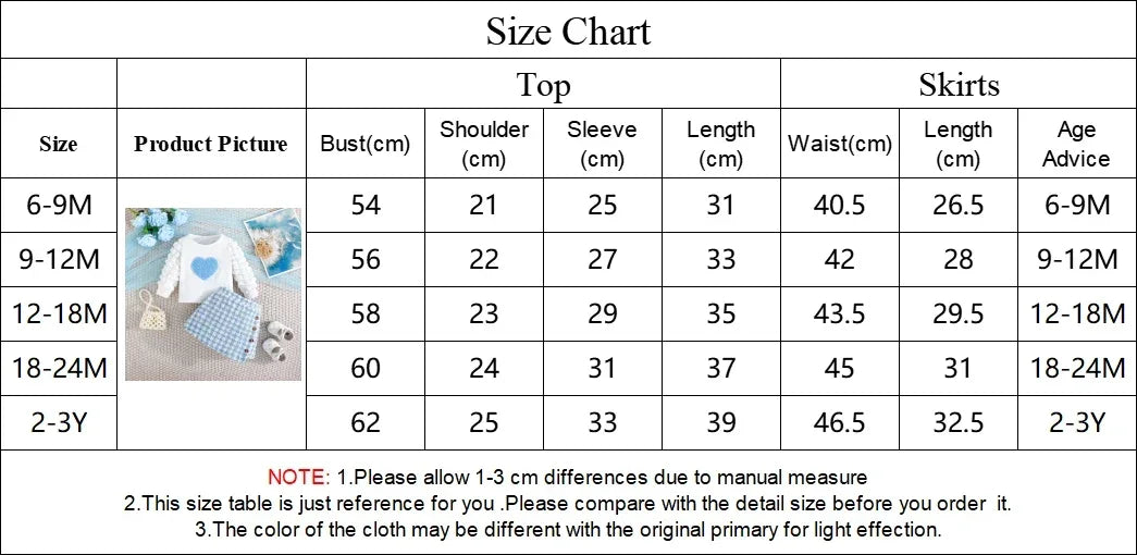 Baby Girl Outfit 0-3Y Pink Heart & Rose 3pcs Set High Neck Top Bow Skirt Hat Toddler Clothing Ensemble for Girls