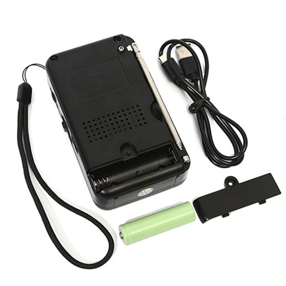 Outdoor Radio Dual Band Digital Radio SW/AM/FM Stereo Radio Battery Operated Telescopic Antenna for Indoor Outdoor Emergency Use