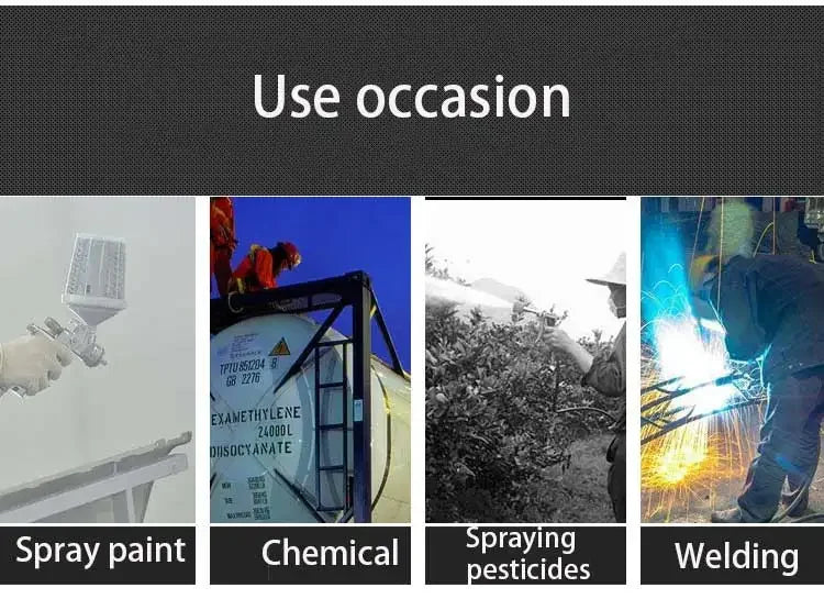 Fog-Proof 6800 Full Face Gas Mask Respirator Sets Industrial Painting Spraying Respiration Safety Work Protective Respirador