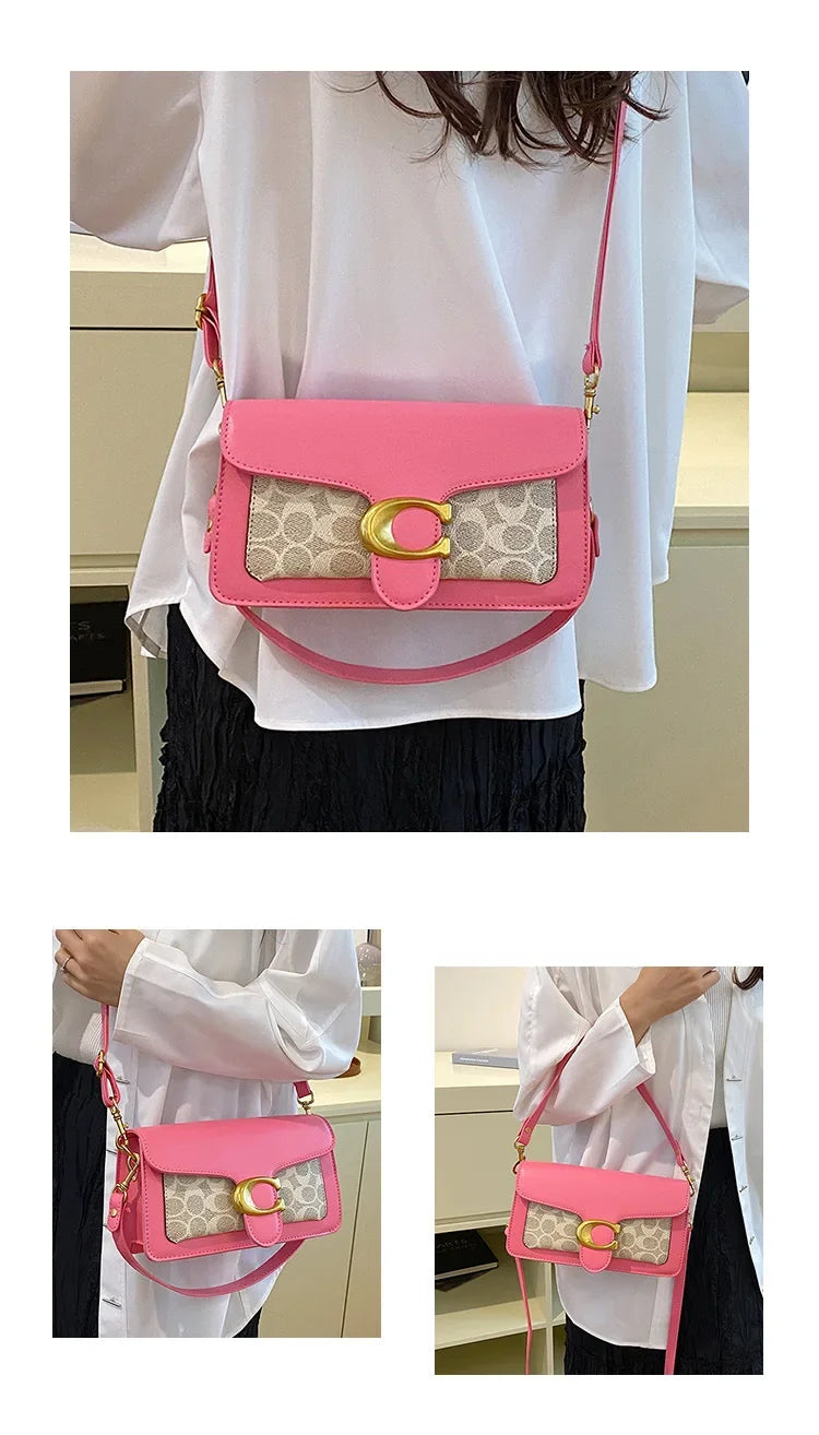 Retro Crossbody Bag Casual Single Shoulder Bag Outdoor Travel Handbag Women's Fashion Trendy Bag Versatile Handbag