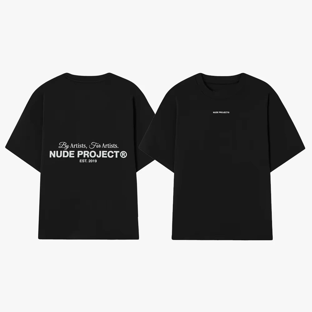 2025 Summer Cotton Printed T-shirt Women Fashion Nude T Shirt Men Leisure Sports Loose Brand Unisex Streetwear Y2K Tops Clothing
