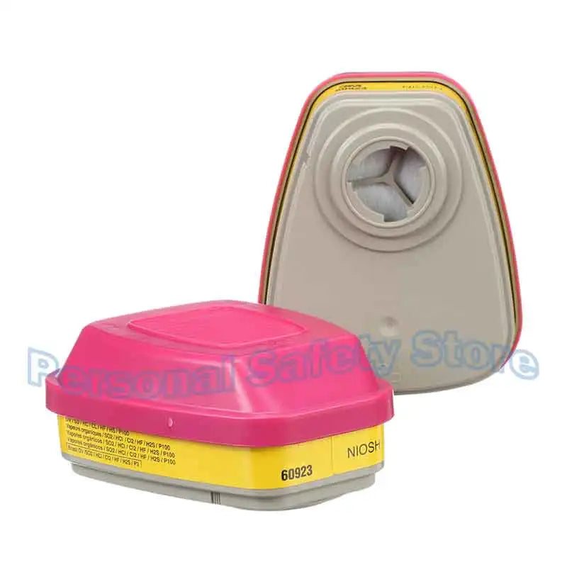 6800 Industrial Painting Spraying Respirator Gas Mask 3 In 1 Suit Safety Work 60926 Filter Dust Full Face Mask Gas mask