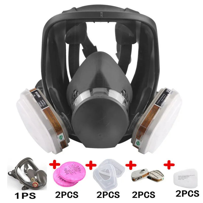 Protection 3/15/17 For 1 safety-type respirator gas mask 6800 type gas mask Painting Spraying Full face mask