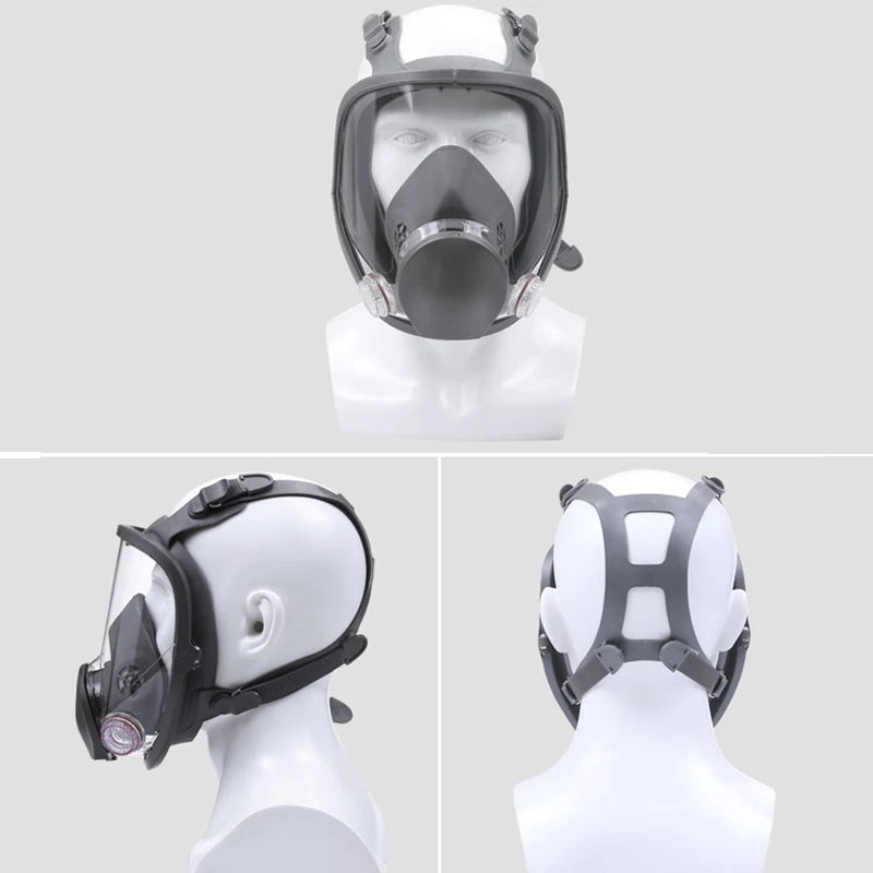 Full face spray protective mask, industrial gas mask respirator, new type 6800 gas mask, mechanical maintenance chemicals.