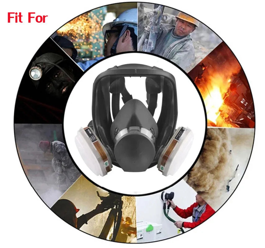 Protection 3/15/17 For 1 safety-type respirator gas mask 6800 type gas mask Painting Spraying Full face mask