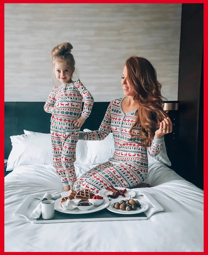 2026 Christmas Family Pajamas Matching Dad Mom And Daughter Xmas Clothes Set Adult Kids Sleepwear For Father Mother Son Outfit