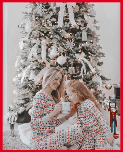 2026 Christmas Family Pajamas Matching Dad Mom And Daughter Xmas Clothes Set Adult Kids Sleepwear For Father Mother Son Outfit