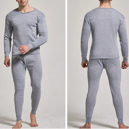 1Set Men Thermal Underwear Set Keep Warm Tops+Pants Ski Underwear Men Ski Suit Plus Cashmere Winter Thermal Underwear