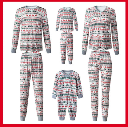 2026 Christmas Family Pajamas Matching Dad Mom And Daughter Xmas Clothes Set Adult Kids Sleepwear For Father Mother Son Outfit