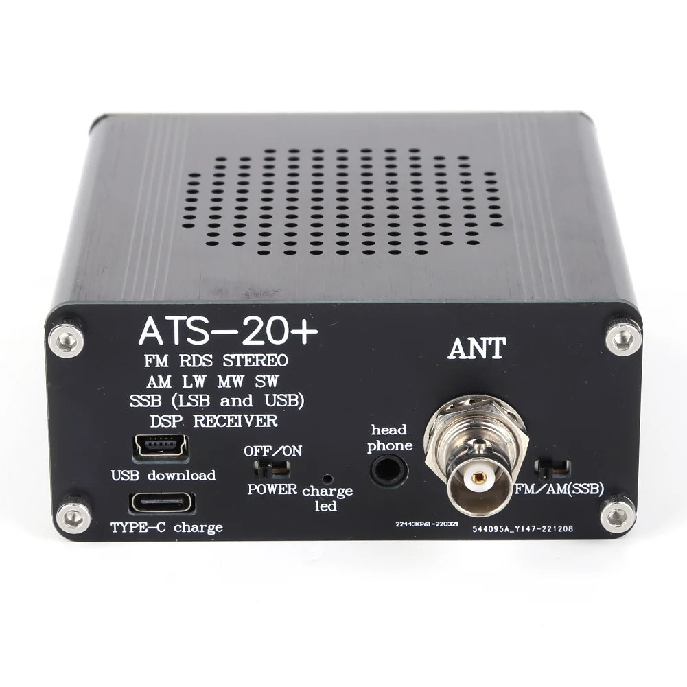 ATS 20 Si4732 Portable Handheld Radio Recorder Full Band Receiver with 0.96 Inch OLED Screen FM AM MW SW SSB LSB USB