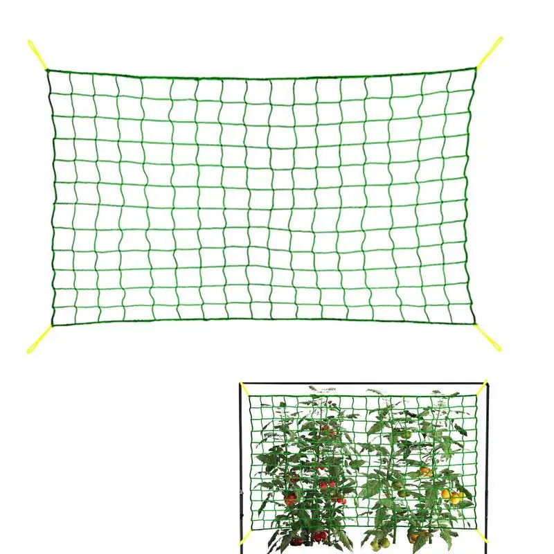 Trellis Netting Durable Garden Netting for Climbing Plants Heavy-Duty Elastic Plant Net Sturdy Grow Net Mesh Net for Beans