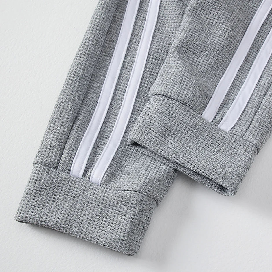 1/3 Pcs Children's Waffle Solid Color Sports Pants Boys Casual Joker Harun Pants Elastic Waist Running Pants Girls Fashion Pants