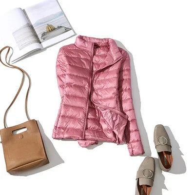 Ultra Light Down Jacket 2025 New Parkas basic Winter jackets Female Women velvet hooded Coats autumn Down Jacket Womens Outwear