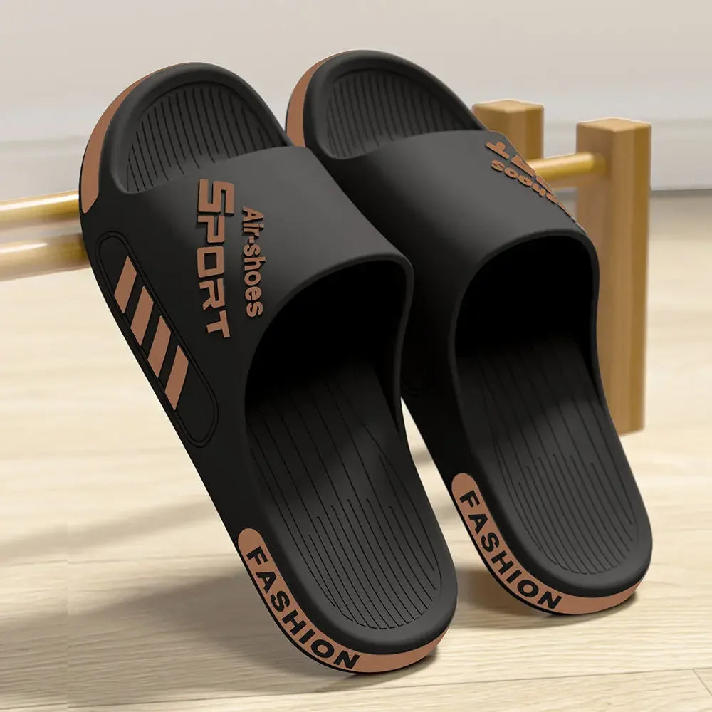 New 2025 Slippers for Men Slipper Thick Bottom Super Soft Men's Shoe Wearing Outside Flip Flop Sandals House Shoes Odorless Feet