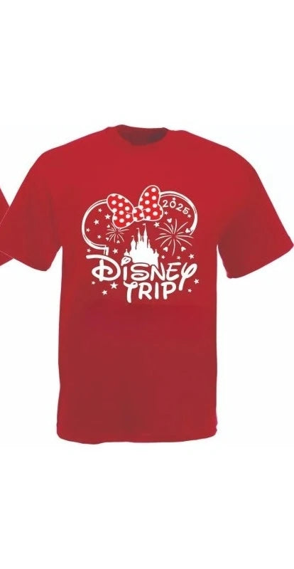2025 Summer Personalized Disney Trip 2025 T-Shirts Disney 2025 Family Matching Unisex Tee