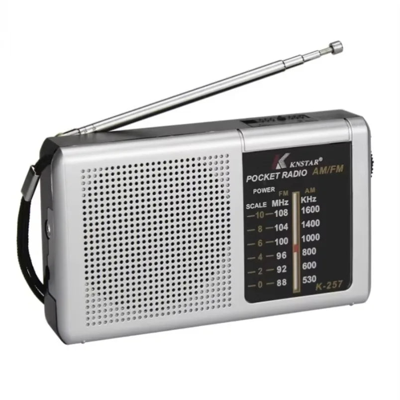 Portable Multi Functional Low Power Radio Retro FM Radio Battery Operated Radio for Travel Emergency Situations