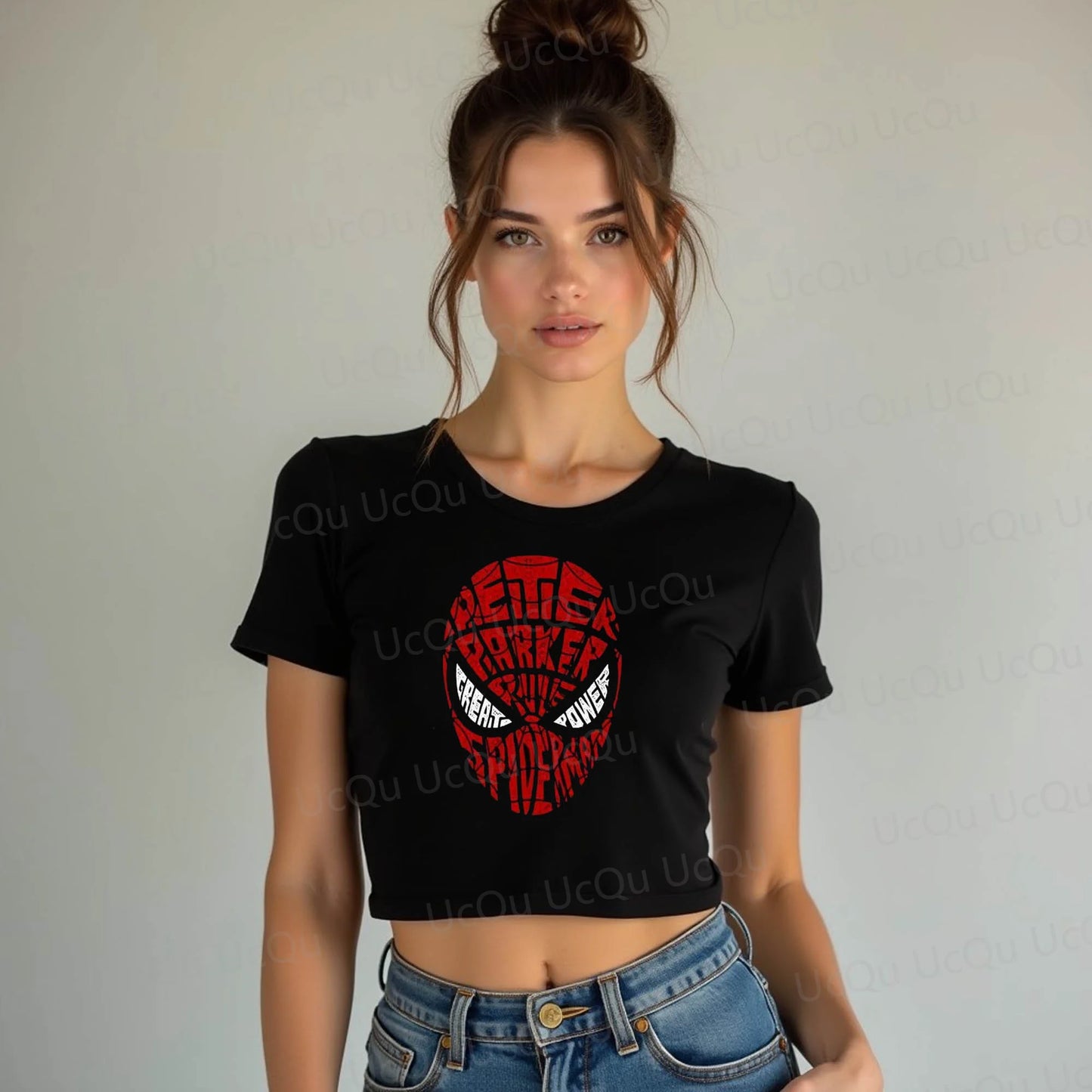 2025 Summer The Spider-Man Sexy crop top T-Shirt With Pajama pants Oversized Suit For Adult/Kids Couple's outfit Gift