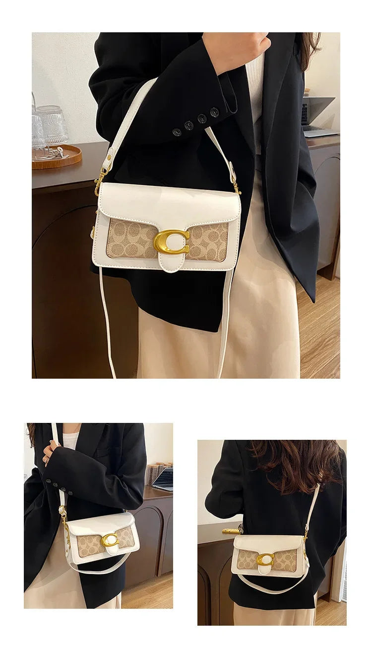 Retro Crossbody Bag Casual Single Shoulder Bag Outdoor Travel Handbag Women's Fashion Trendy Bag Versatile Handbag