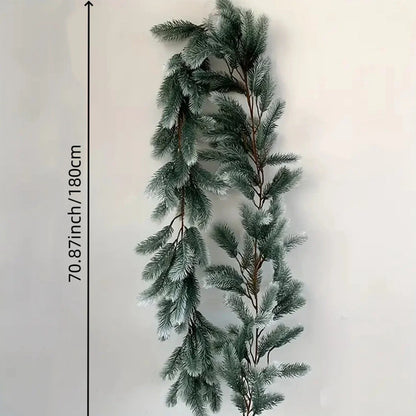 1Pc Artificial Green Plants Christmas Tree Garland Home Party Decorative Outdoor Yard Pine Tree Rattan Hanging Hot Sale Products