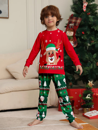 2024 Couples Christmas Family Matching Pajamas Set Mother Kids Clothes Christmas Pajamas For Family Clothing Set