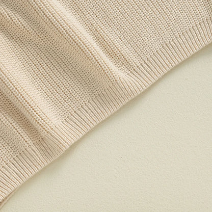 Suefunskry 1PC Mommy and Me Matching Sweaters Solid Color Knitted Long Sleeve Round Neck Warm Pullover Tops for Autumn Winter